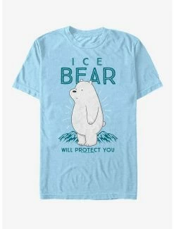 Cartoons We Bare Bears Ice Bear Will Protect You T-Shirt
