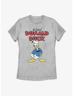 Cartoons Disney Donald Duck Mad Donald Womens T-Shirt