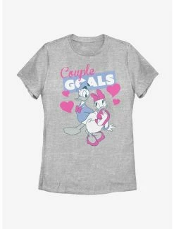 Cartoons Disney Donald Duck Couple Goals Womens T-Shirt