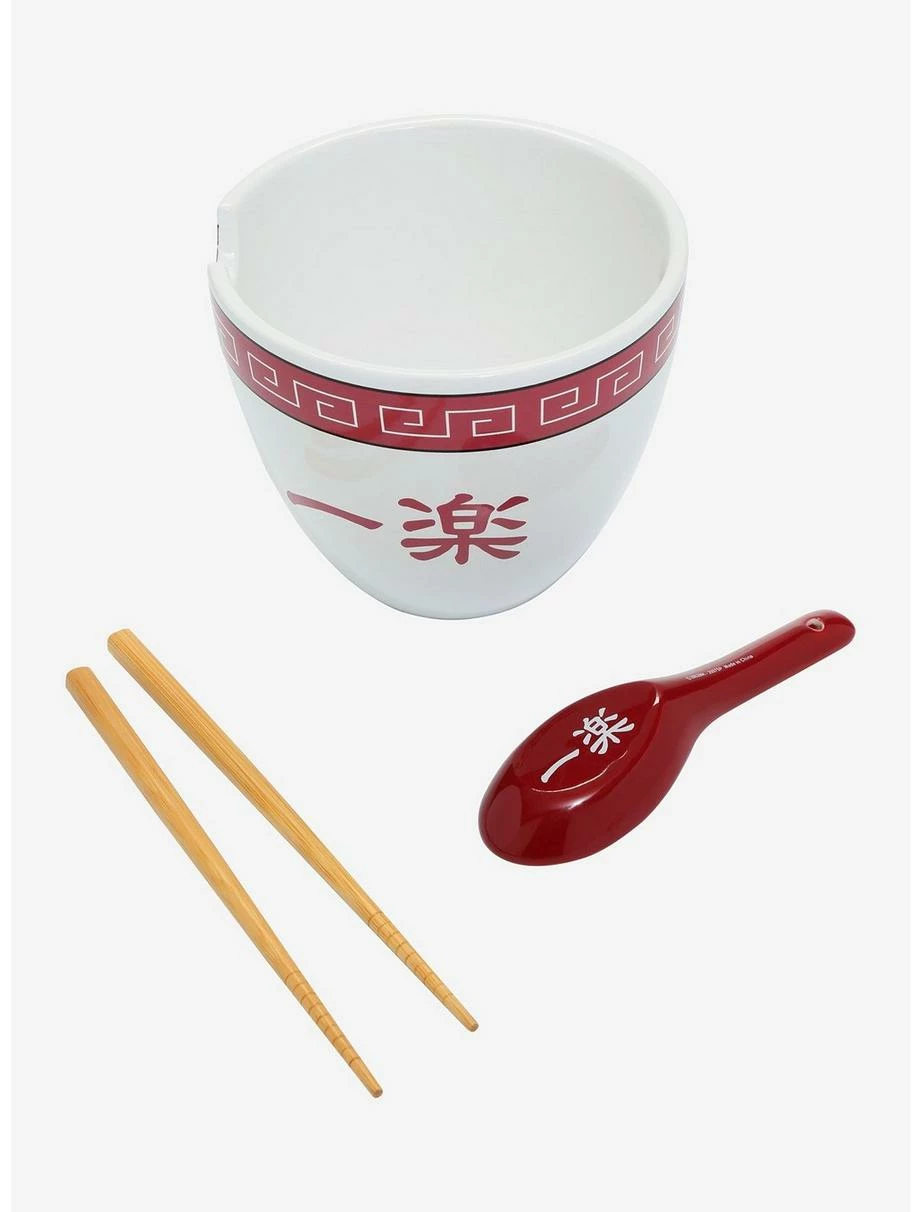 Anime Naruto Shippuden Ichiraku Ramen Bowl With Chopsticks And Spoon 5 Anime Naruto Shippuden Ichiraku Ramen Bowl With Chopsticks And Spoon - Image 3