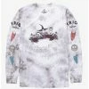 Horror Disney The Nightmare Before Christmas Trio Of Terror Long Sleeve Tie-Dye T-Shirt - BoxLunch Exclusive
