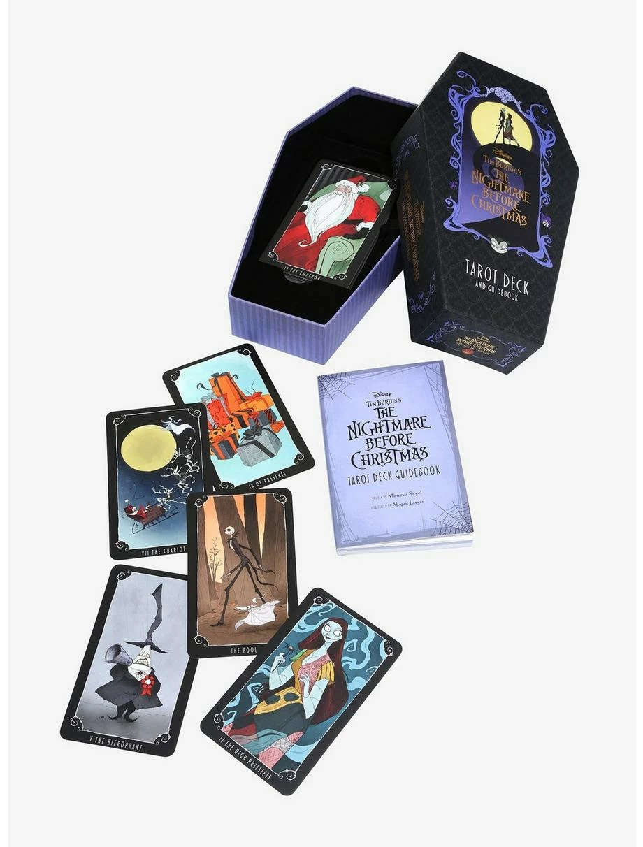Horror Disney The Nightmare Before Christmas Tarot Card Deck With Guidebook - BoxLunch Exclusive 4 Horror Disney The Nightmare Before Christmas Tarot Card Deck With Guidebook - BoxLunch Exclusive - Image 2