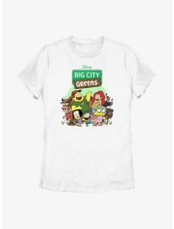 Cartoons Disney Big City Greens Group Shot Womens T-Shirt