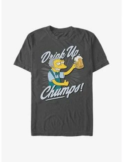 Cartoons The Simpsons Drink Up Moe T-Shirt
