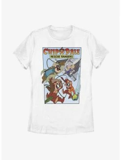 Cartoons Disney Chip 'N' Dale Rescue Rangers Womens T-Shirt