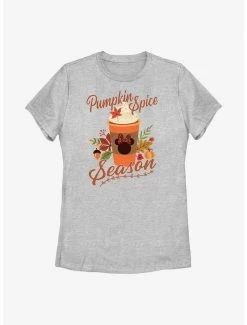 Cartoons Disney Minnie Mouse Pumpkin Spice Season Womens T-Shirt