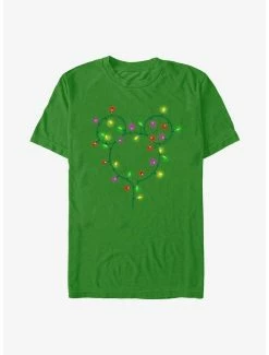 Cartoons Disney Mickey Mouse Christmas Light Strand T-Shirt