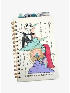 Horror Disney The Nightmare Before Christmas Jack Skellington & Sally Celestial Tab Journal - BoxLunch Exclusive