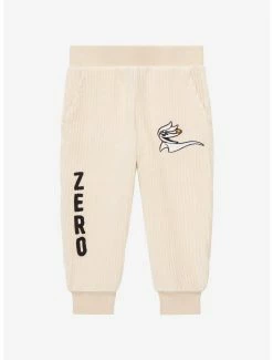 Horror Disney The Nightmare Before Christmas Zero Corduroy Eared Toddler Joggers - BoxLunch Exclusive