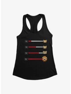 Anime Aggretsuko Metal Anger Meter Womens Tank Top