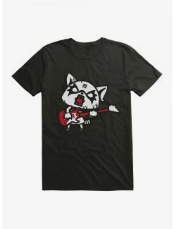 Anime Aggretsuko Metal Hard Rock T-Shirt