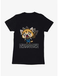 Anime Aggretsuko Metal Headbanger Womens T-Shirt