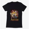 Anime Aggretsuko Metal Rockin' Out Womens T-Shirt