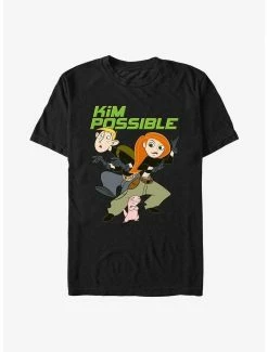 Cartoons Disney Kim Possible Ron, Kim, & Rufus T-Shirt