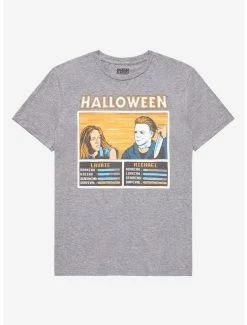 Horror Halloween Michael Myers & Laurie Strode Arcade Game T-Shirt - BoxLunch Exclusive