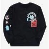 Horror Disney The Nightmare Before Christmas Halloween Town Youth Crewneck - BoxLunch Exclusive