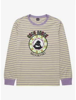 Horror Disney The Nightmare Before Christmas Oogie Boogie Dice Long Sleeve T-Shirt - BoxLunch Exclusive
