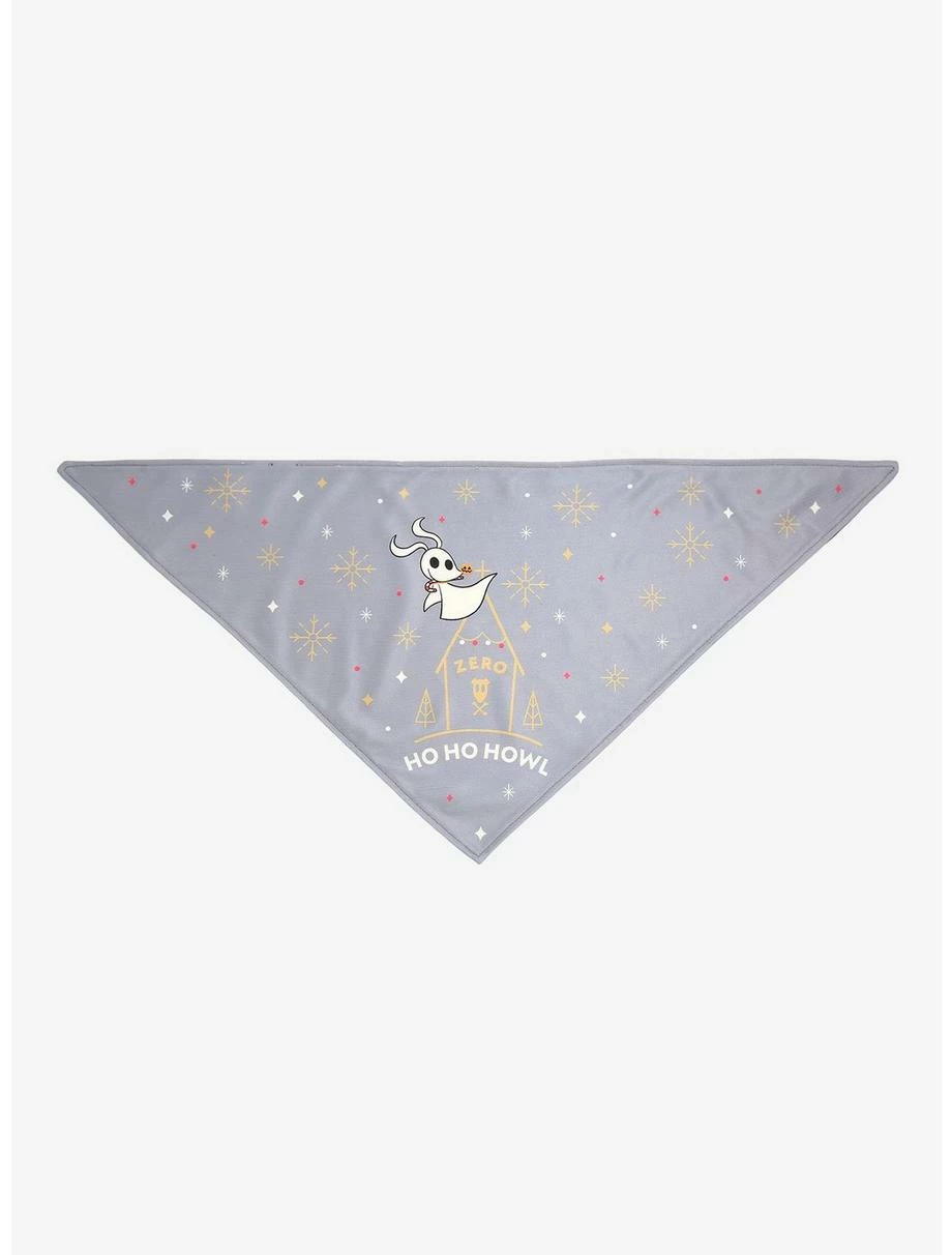 Horror Disney The Nightmare Before Christmas Zero Holiday Reversible Pet Bandana - BoxLunch Exclusive 5 Horror Disney The Nightmare Before Christmas Zero Holiday Reversible Pet Bandana - BoxLunch Exclusive - Image 3