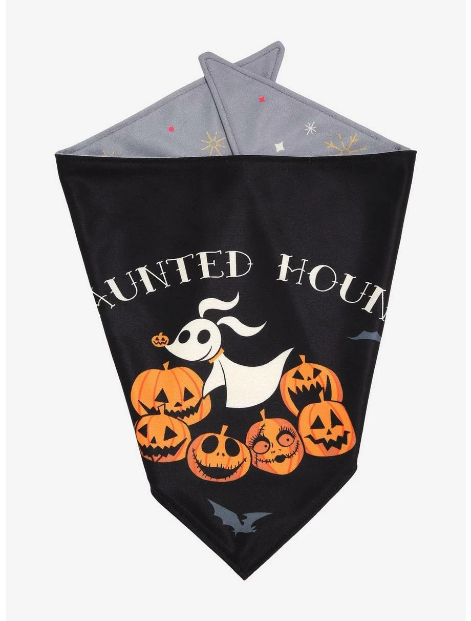 Horror Disney The Nightmare Before Christmas Zero Holiday Reversible Pet Bandana - BoxLunch Exclusive 3 Horror Disney The Nightmare Before Christmas Zero Holiday Reversible Pet Bandana - BoxLunch Exclusive