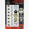 Horror Disney The Nightmare Before Christmas Glow-in-the-Dark Temporary Tattoos -Hot Topic Sales Store 19374128 hi