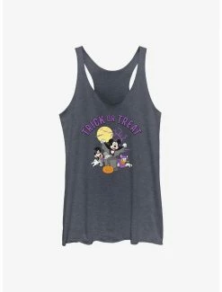 Cartoons Disney Mickey Mouse & Friends Trick Or Treat Womens Tank Top