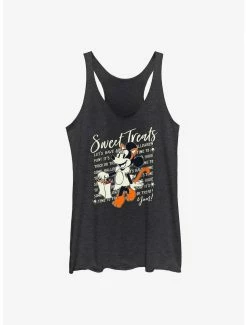 Cartoons Disney Minnie Mouse Sweet Treats Womens Tank Top