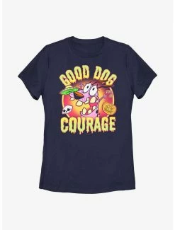 Cartoons Courage The Cowardly Dog Good Dog Scary Womens T-Shirt