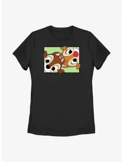 Cartoons Disney Chip 'n Dale Peek Box Womens T-Shirt