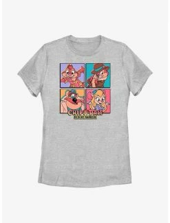 Cartoons Disney Chip 'n Dale Rescue Rangers Group Womens T-Shirt