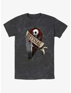 Horror Disney The Nightmare Before Christmas Jack Eternally Mineral Wash T-Shirt