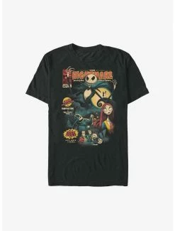Horror Disney The Nightmare Before Christmas Comic Cover T-Shirt