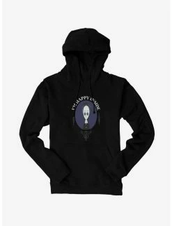 Horror Addams Family Movie I'm Happy Inside Hoodie