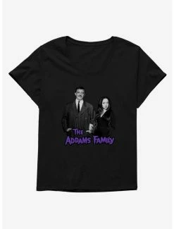 Horror The Addams Family Gomez And Morticia Addams Womens T-Shirt Plus Size