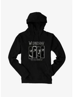 Horror Wednesday What Would Wednesday Do? Panels Hoodie